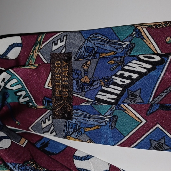 Peluso of Italy Baseball Tie - Picture 2 of 2